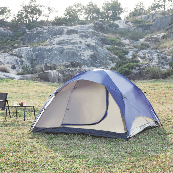 Tenda da Campeggio Bergeijk per 2-3 Persone 213 x 213 x 130 cm - Vari Colori pro.tec