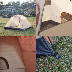 Tenda da campeggio Bergeijk 213x213x130cm in vari colori [pro.tec]