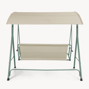 Dondolo da Giardino Satten a 3 Posti con Tettuccio Parasole 173x119x153 cm [en.casa]