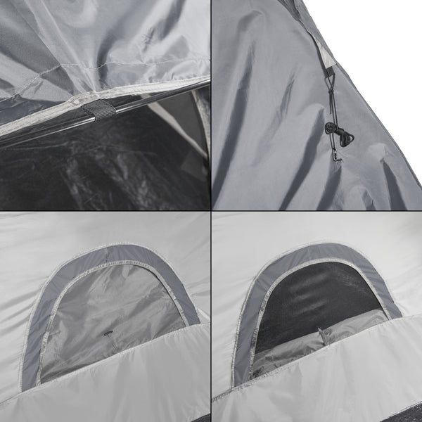 Tenda da Campeggio Bergeijk per 2-3 Persone 213 x 213 x 130 cm - Vari Colori pro.tec