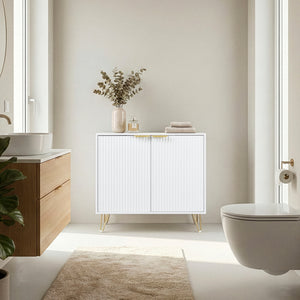 Credenza Multiuso Trondi Mobile Contenitore a 2 Ante 75 x 80 x 40 cm [en.casa]