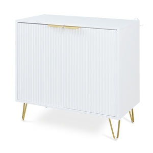 Credenza Multiuso Trondi Mobile Contenitore a 2 Ante 75 x 80 x 40 cm [en.casa]