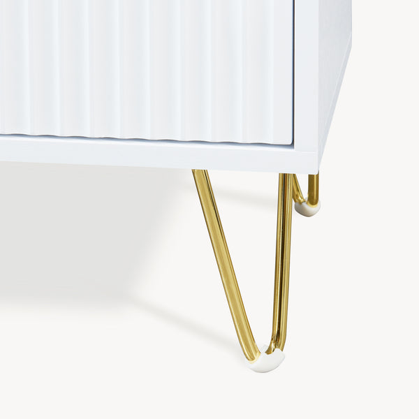 Credenza Multiuso Trondi Mobile Contenitore a 2 Ante 75 x 80 x 40 cm [en.casa]