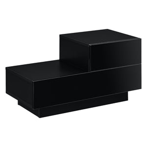Comodino da Notte a 2 Cassetti 38 x 70 x 35 cm Cassettiera e Portaoggetti Mobile da Divano/Letto Posizione a Destra - Vari Colori