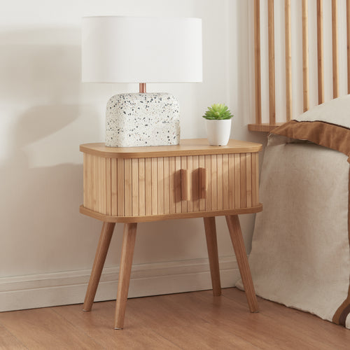 Nachttisch Nordkapp mit 2 Türen [en.casa] - premiumXL