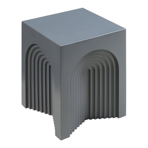 Tavolino Cubo Elverumn con Design Arcuato [en.casa]