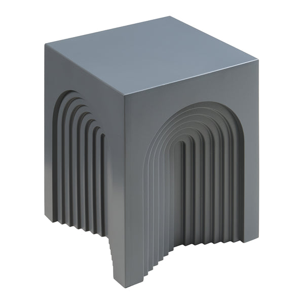 Tavolino Cubo Elverumn con Design Arcuato [en.casa]