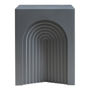 Tavolino Cubo Elverumn con Design Arcuato [en.casa]