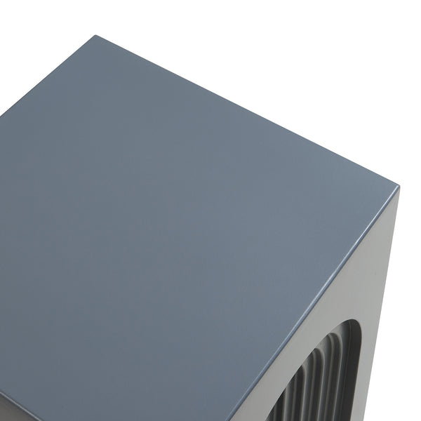 Tavolino Cubo Elverumn con Design Arcuato [en.casa]