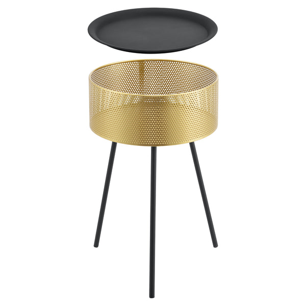 Tavolino laterale Gällivare Metallo Oro in varie dimensioni [en.casa]