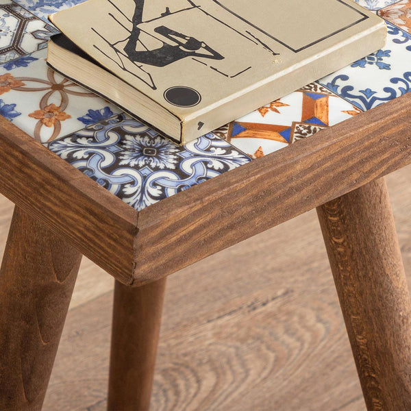 Tavolino laterale Götene 45x32x32cm in vari colori [en.casa]