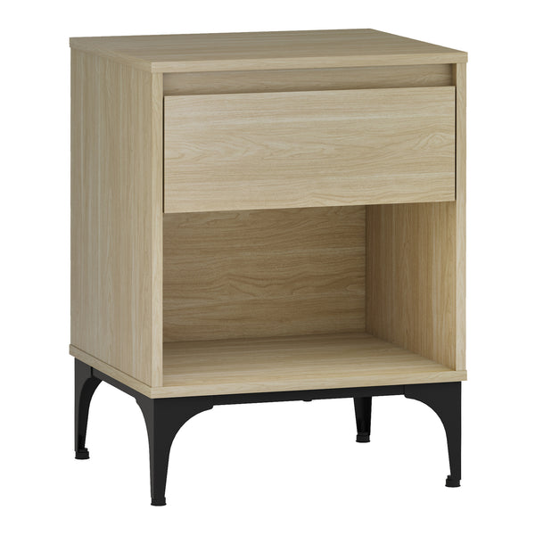 Tavolino Laterale Kistiandi Comodino con Cassetto 62 x 46 x 40 cm [en.casa]