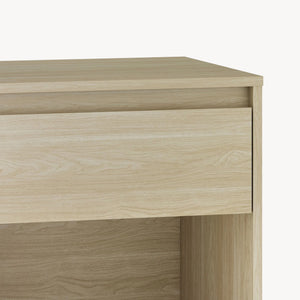 Tavolino Laterale Kistiandi Comodino con Cassetto 62 x 46 x 40 cm [en.casa]