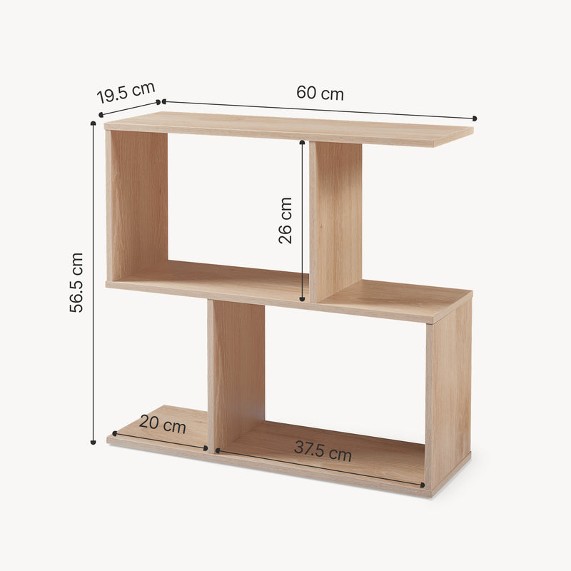 Schizzo in scala Tavolino a Consolle Koxjö da Divano 57 x 60 x 20 cm [en.casa]