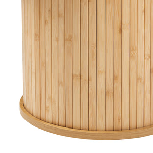 Tavolino laterale Ledepid Natur [en.casa]