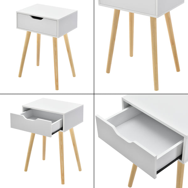 Comodino Östersund con Cassetto [en.casa]