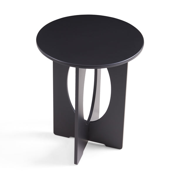 Tavolino Laterale Podeldsvin con Piano Rotondo 49 x Ø40 cm [en.casa]