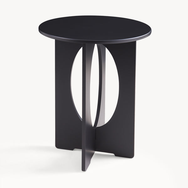 Tavolino Laterale Podeldsvin con Piano Rotondo 49 x Ø40 cm [en.casa]