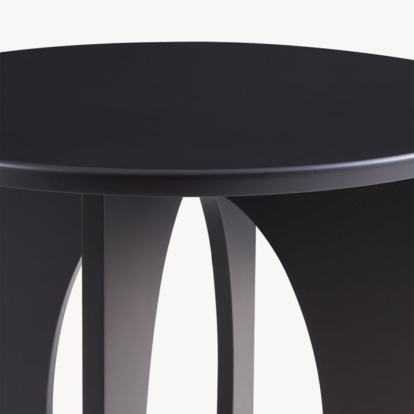 Tavolino Laterale Podeldsvin con Piano Rotondo 49 x Ø40 cm [en.casa]