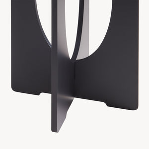 Tavolino Laterale Podeldsvin con Piano Rotondo 49 x Ø40 cm [en.casa]