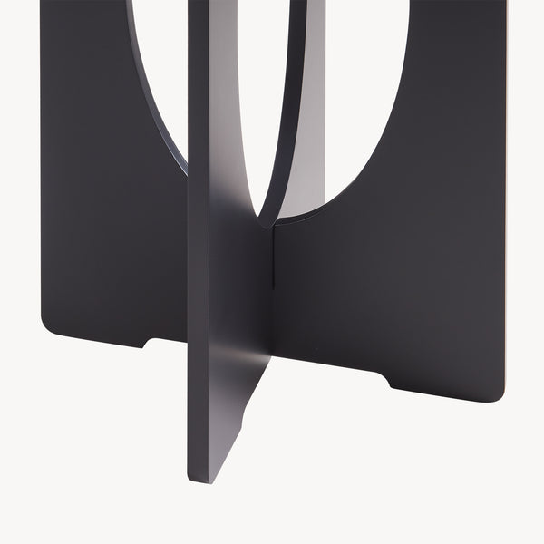 Tavolino Laterale Podeldsvin con Piano Rotondo 49 x Ø40 cm [en.casa]