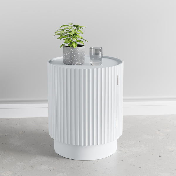 Tavolino laterale Rill con porta [en.casa]