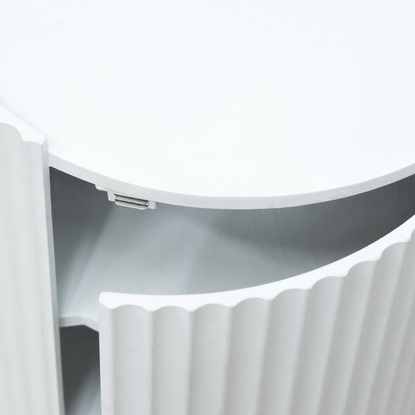 Tavolino laterale Rill con porta [en.casa]