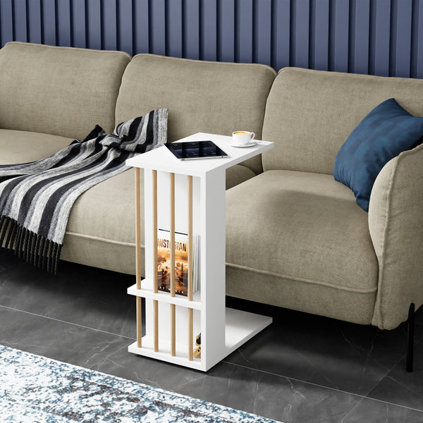 Tavolino Laterale da Divano Siikainen Piano per Laptop - Vari Colori [en.casa]