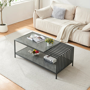 Tavolino da salotto Pärghos 120x60x45 cm [en.casa]