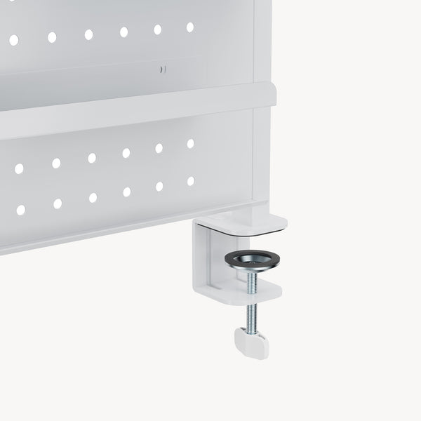 Organizer da scrivania da agganciare Sauda 114x68 cm acciaio [en.casa]