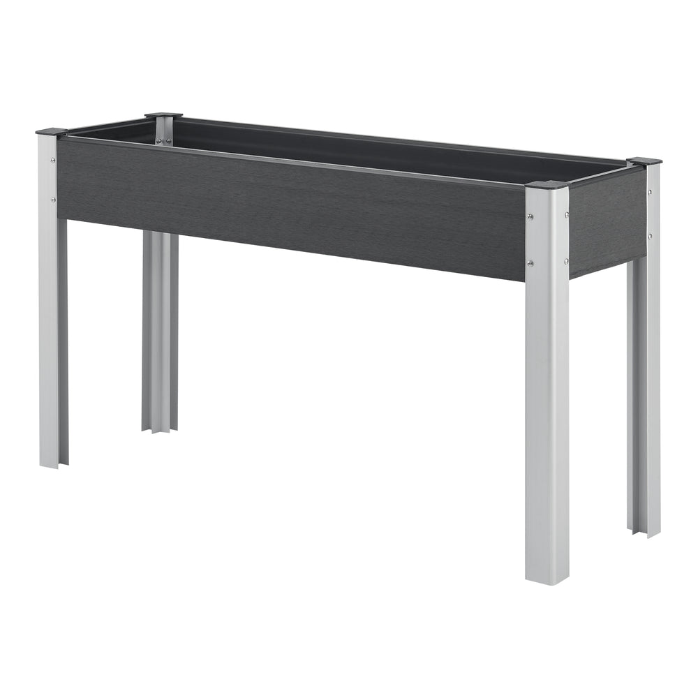 Letto rialzato Beverwijk grigio scuro in varie dimensioni [en.casa] - premiumXL