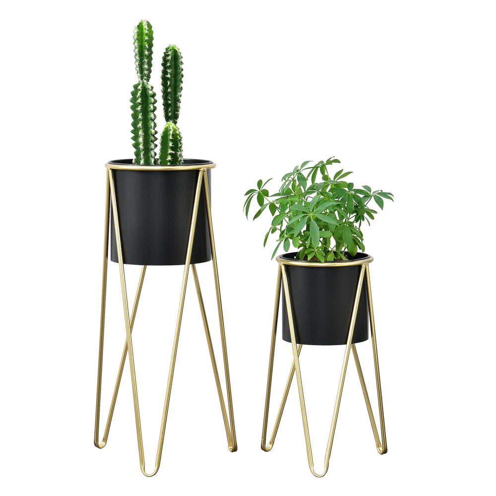 Portafiori Hedera 2 pezzi con vaso in diversi colori en.casa - premiumXL