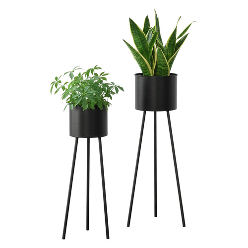 Portafiori Dalhem set da 2 nero en.casa - premiumXL