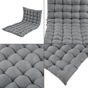 Cuscino da Pavimento per Meditazione / Lettura / Relax 120 x 60 cm Cuscino da Terra per Sedersi / Sdraiarsi - Imbottito e Trapuntato - Uso Interno - Vari Colori