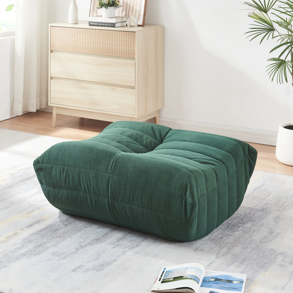 Pouf Poggiapiedi Kodsø Imbottito 35x80x65 cm [en.casa]