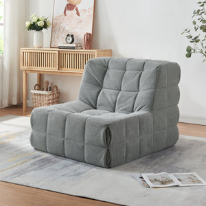 Poltrona Bassa Imbottita Koskyvn Senza Braccioli 75 x 90 x 100 cm [en.casa]