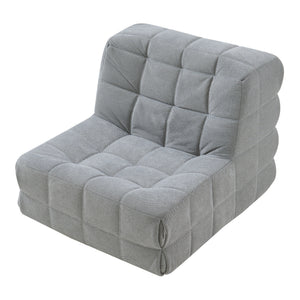 Poltrona Bassa Imbottita Koskyvn Senza Braccioli 75 x 90 x 100 cm [en.casa]