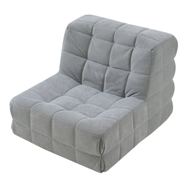 Poltrona Bassa Imbottita Koskyvn Senza Braccioli 75 x 90 x 100 cm [en.casa]
