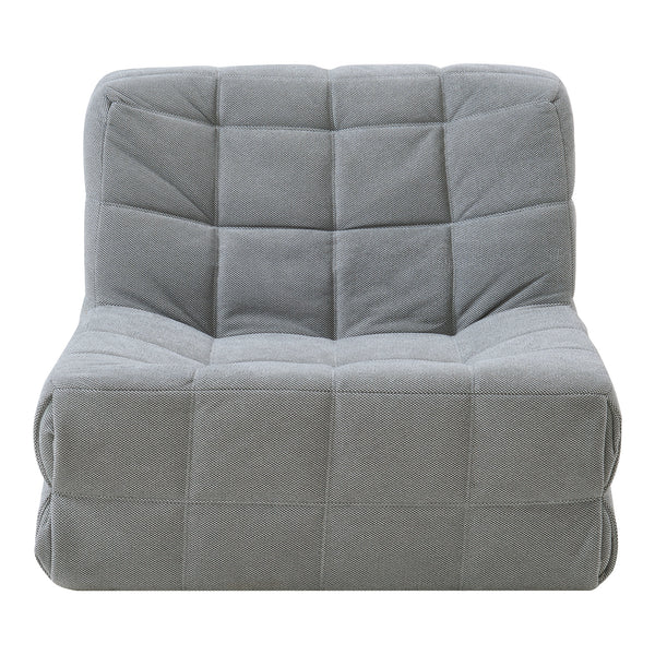 Poltrona Bassa Imbottita Koskyvn Senza Braccioli 75 x 90 x 100 cm [en.casa]