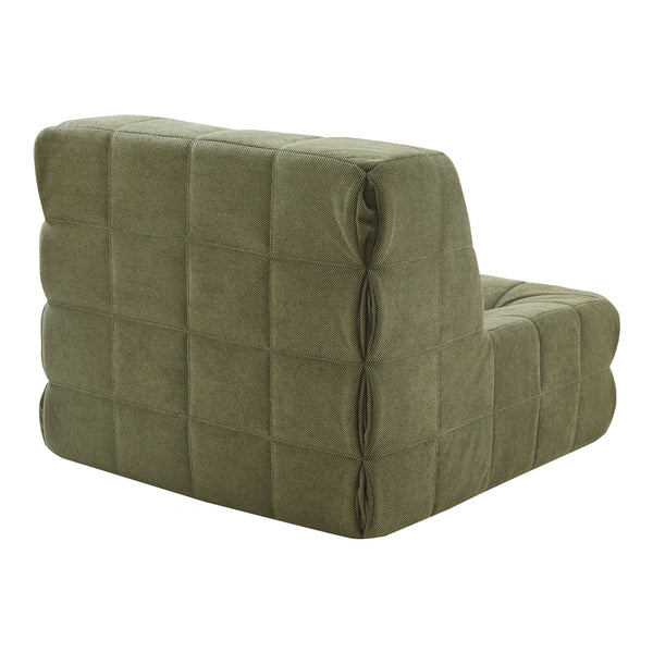 Poltrona da terra Koskyvn 75x90x100 cm Tessuto [en.casa]