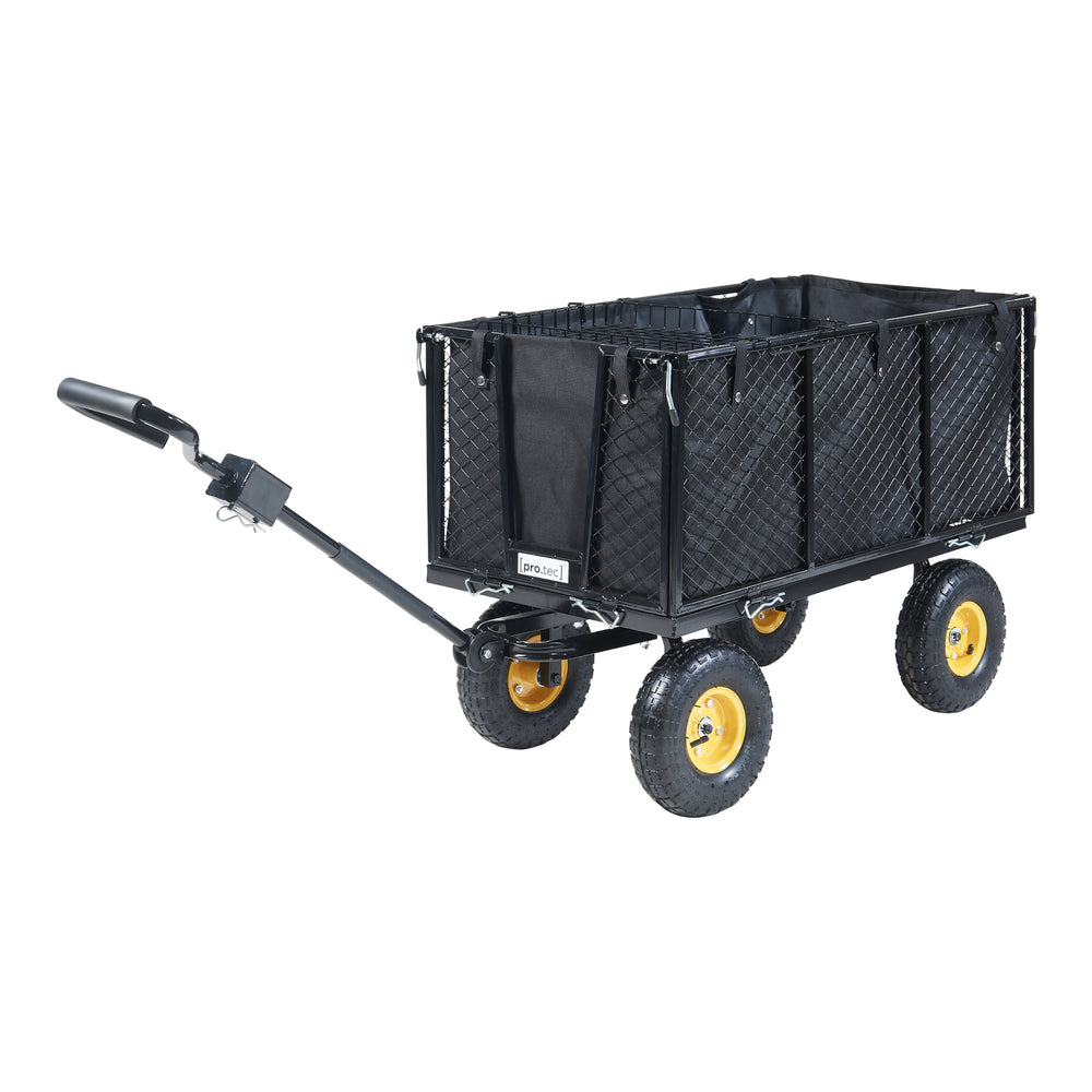Carretto Corropoli 112x51 cm max. 550kg Nero/Giallo [pro.tec]