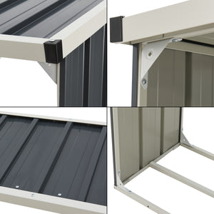 Portalegna Kalmar da Esterno con Tettuccio - Varie Misure - Antracite casa.pro