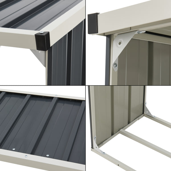 Portalegna Kalmar da Esterno con Tettuccio - Varie Misure - Antracite casa.pro