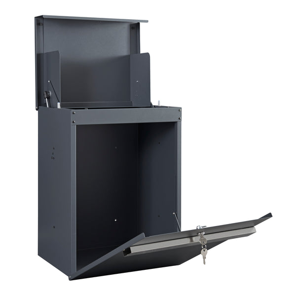 Cassetta Postale Sønderborg per Pacchi Posta Box da Muro 58 x 44 x 35 cm Antracite - Vari Modelli [en.casa]