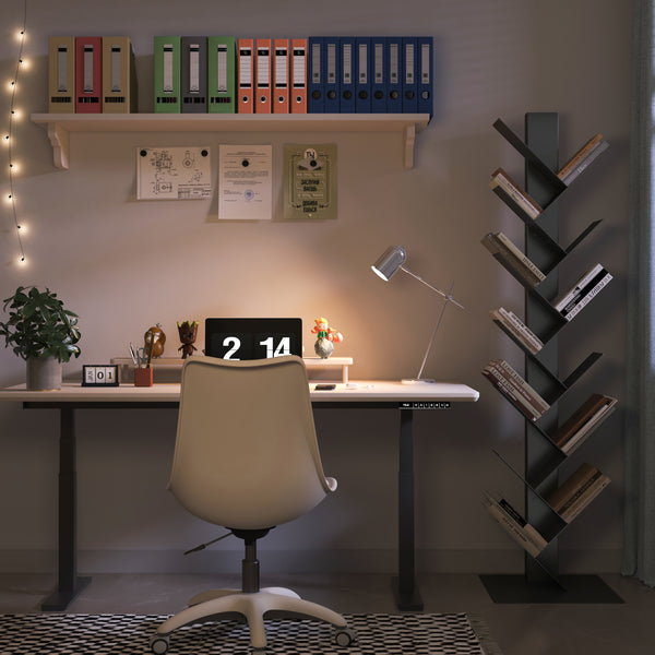 Libreria Eksjö a Forma di Albero Scaffale da Terra [en.casa]