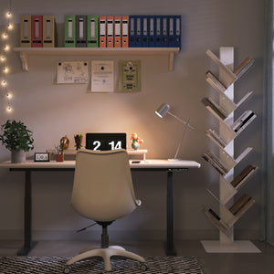 Libreria Eksjö a Forma di Albero Scaffale da Terra [en.casa]