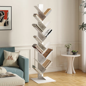 Libreria Eksjö a Forma di Albero Scaffale da Terra [en.casa]