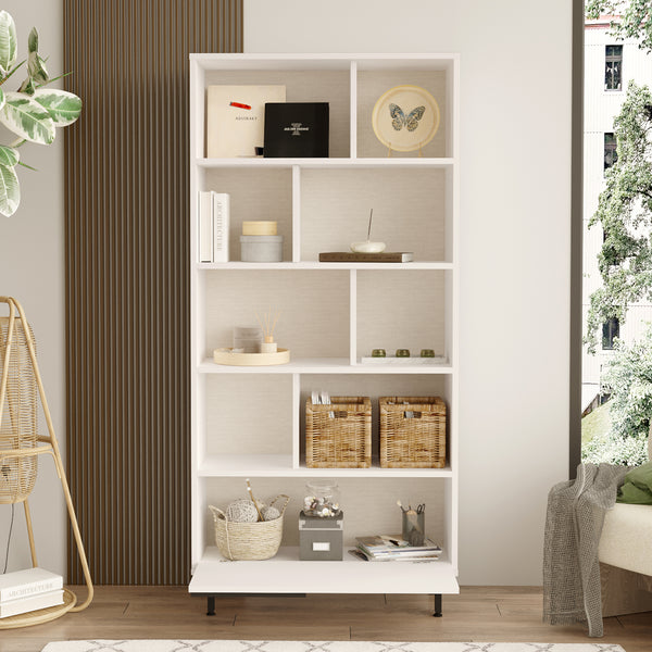 Libreria Fajaarire Scaffale Espositore 175x84x29 cm [en.casa]