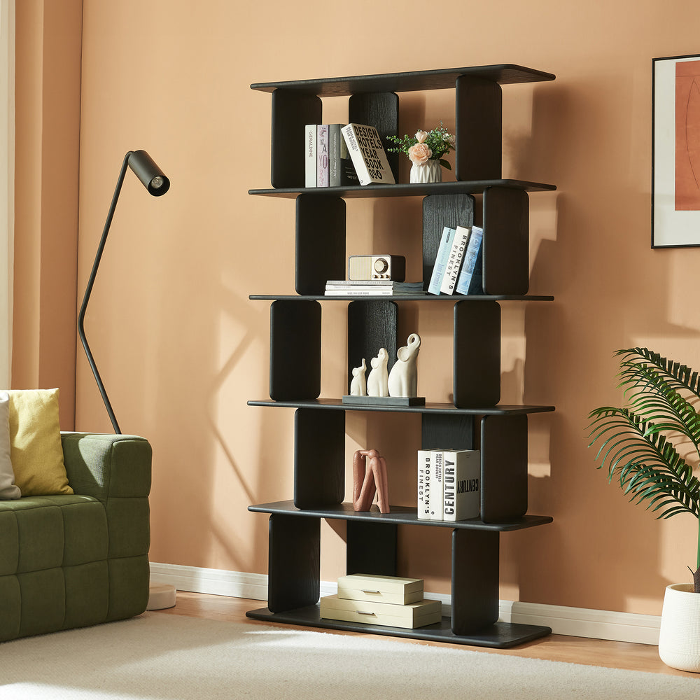 Libreria Gäljami con Ripiani Aperti [en.casa]