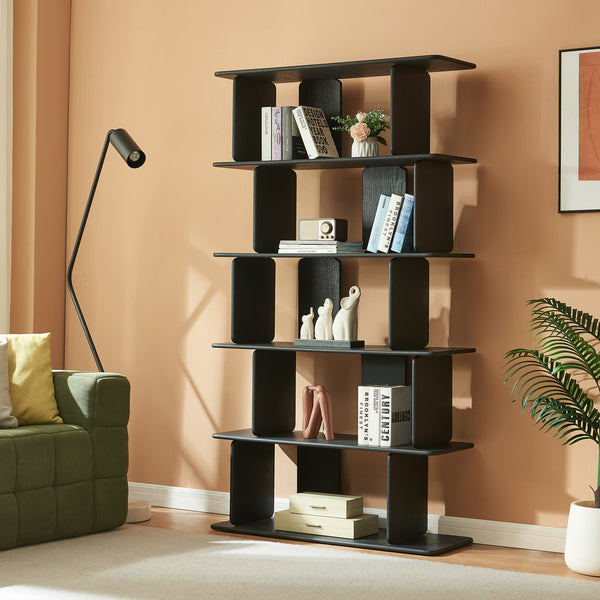 Libreria Gäljami con Ripiani Aperti [en.casa]